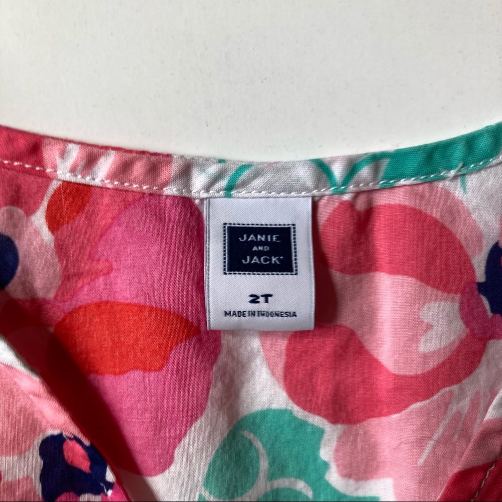 Janie and Jack Tropical Empire Waist Tunic! - Picture 4 of 4